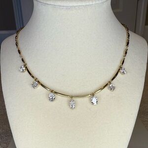 Broadway Gold Necklace with Pendants